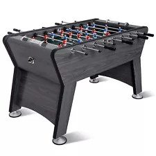 58"X35" Foosball Table Competition Soccer Table Game Heavy Duty Arcade Game Gray