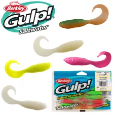 Berkley Gulp Swimming Mullet Saltwater Softplastics Choose Color, 4, 5, 6"