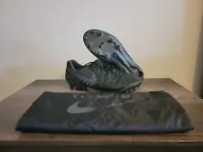 RARE Nike Tiempo Legend VII 7 Academy Blackout US 9.5 CR7 Mercurial F50 X