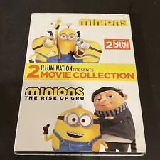 Minions: 2-Movie Collection (DVD) w/ Slipcover Includes 2 Mini Movies BRAND NEW