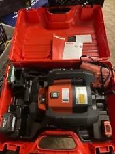 Hilti PR 3-HVSG Indoor/Outdoor Self Rotating Laser Kit W/ Battery, Remote, Case