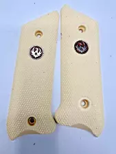 New ListingRuger Mark 3 III Simulated Ivory Grips & Screws