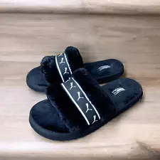 Women's Puma Fluff Remix Slides (Black US7)