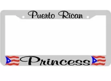 PUERTO RICAN PRINCESS PUERTO RICO License Plate Frame