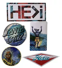 HOBIE Surfboards Sticker Set 5 Pack Robert August Volcom Surfer Mag Fcs 2 RVCA