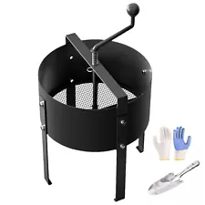 Rotary Soil Sieve Garden Rock Sieve Carbon Steel Large Rock Strainer for sale--