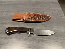 Robert Appleby Hand Forged Damascus Hunter - Beautiful Knife