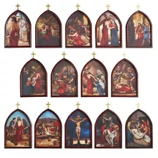 Stations of the Cross Wood Plaques