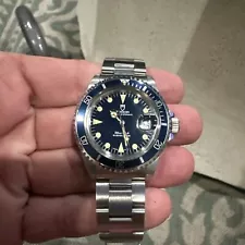 Tudor Submariner 79090 40mm Blue 2 Liner Excellent Condition No Box & Papers