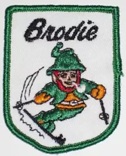 BRODIE MOUNTAIN Ski Brodie PATCH Brand New Dead Stock New Ashford, MA