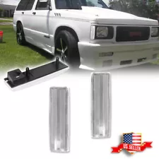 FOR 83-94 CHEVY S10 BLAZER GMC S15 JIMMY CLEAR FRONT PARK SIGNAL MARKER LIGHTS