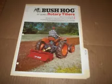 PY28) Bush Hog Sales Brochure 4 Pages - RT Series Rotary Tiller