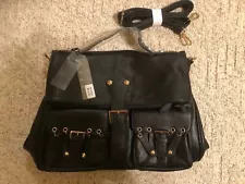 Segolene Paris Handbag, Purse, Shoulder Bag SEG8222 Black New With Tags