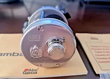 Vintage Classic Abu Garcia Ambassadeur 2500C IAR Silver fishing baitcast reel