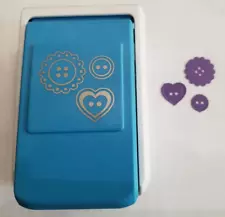 Creative Memories EMBOSSED BUTTON TRIO Paper Punch