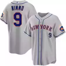 Brandon Nimmo #9 Mets 2024 Printed Baseball Jersey S-5XL