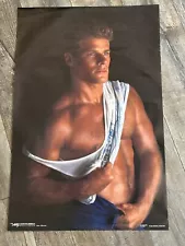 Hot Guy Vintage Poster Beefcake Male Model Photography KAL 1992 Gay Interest