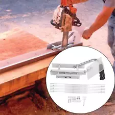 Chainsaw Edging Sawmill Metal Chainsaw Mill Lumber Cutting Guide Easy to Use