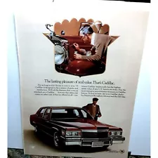 New Listing1979 Cadillac Fleetwood Brougham Original Print Ad 70s