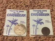 VTG Disneyland Pirates of the Caribbean Doubloon METAL Coins Treasure DISNEYANA