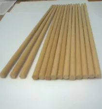 8 WOODEN DOWEL RODS 8MM DIAMETER FOR CRAFT AND MANY OTHER USES