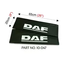 DAF truck lorry PAIR RUBBER MUD FLAPS MUDFLAPS 650x200 EMBOSSED LOGO