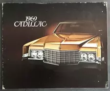 CADILLAC RANGE USA Car Sales Brochure 1969 FLEETWOOD Deville ELDORADO Calais