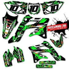 KDX50 GRAPHICS KIT KDX 50 KAWASAKI MOTOCROSS DIRT BIKE DECALS ISLAND STRIKE