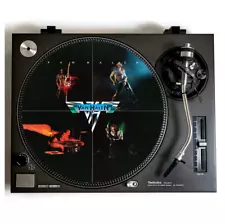 Van Halen Turntable Slipmat for Vinyl Records, Eddie David Lee Roth EVH first LP