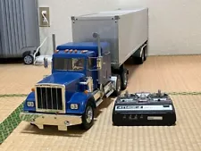 TAMIYA KING HAULER Tractor Head & Semi Trailer Ready Set 1:14 Full Operations