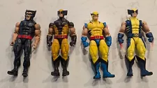 Marvel Legends Loose Lot Of 4 Wolverine Action Figures X-Men Clean