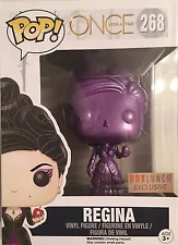 Funko Pop! #268 Once Upon A Time Purple Metallic Regina Box Lunch Exclusive RARE