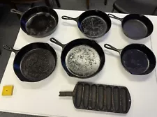 Vintage Cast Iron Skillets