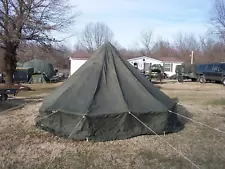 MILITARY SURPLUS 5 MAN M-1950 ARCTIC HEX. TENT 13x13 ARMY- W/ LINER NEW