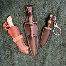 SALE! Fixed Blade Knives - Three-for-One Price - 4 Knives with Cases in Total