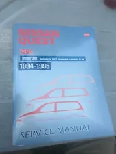 1994 1995 Nissan Quest Service Repair Workshop Shop Manual FACTORY OEM