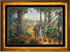 Thomas Kinkade ~~ Follow the Yellow Brick Road 18x27 A/P Oil on Canvas