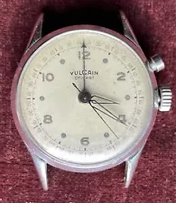 Vintage Vulcain Cricket Mens Alarm Watch