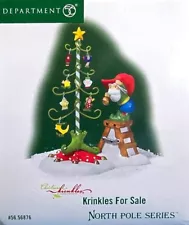 Dept 56 North Pole 2004 KRINKLES FOR SALE #56876 Christmas Village Accessory