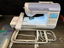 BROTHER PE800 5x7" Embroidery Machine with Large Color Touch Screen Pre Owned