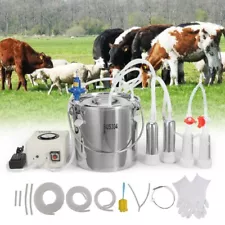 VEVOR Goat Milking Machine 12 L 304 Stainless Steel for Cows, Sheep, Goats