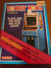 DONKEY KONG BY NINTENDO 1982 VINTAGE VIDEO CARTRIDGE for INTELLIVISION UNOPENED