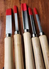 Shopsmith Wood Turning 5 Lathe Chisels Set Never Used Tools Woodworking