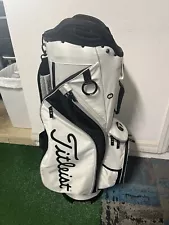 Titleist Cart 14 Lightweight Golf Bag White/Black Cart Bag