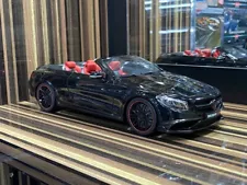 1/18 Resin Mercedes-Benz Brabus 850 S Class Cabriolet Black GT Spirit