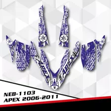 FOR 2006 2007 2008 2009 2010 2011 YAMAHA APEX GRAPHICS KIT DECO WRAP NEB-1103