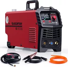 ARCCAPTAIN Plasma Cutter, [Large LED Display] 50Amps Cutter Machine