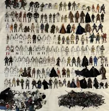 Huge Lot of 150+ 2000's Hasbro Star Wars The Clone Wars Action Figures Accs