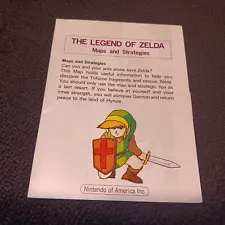 NES Nintendo THE LEGEND OF ZELDA Maps And Strategies 1987 NEW SEALED! NICE CRISP