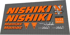 1991 NISHIKI Maniac DECAL SET